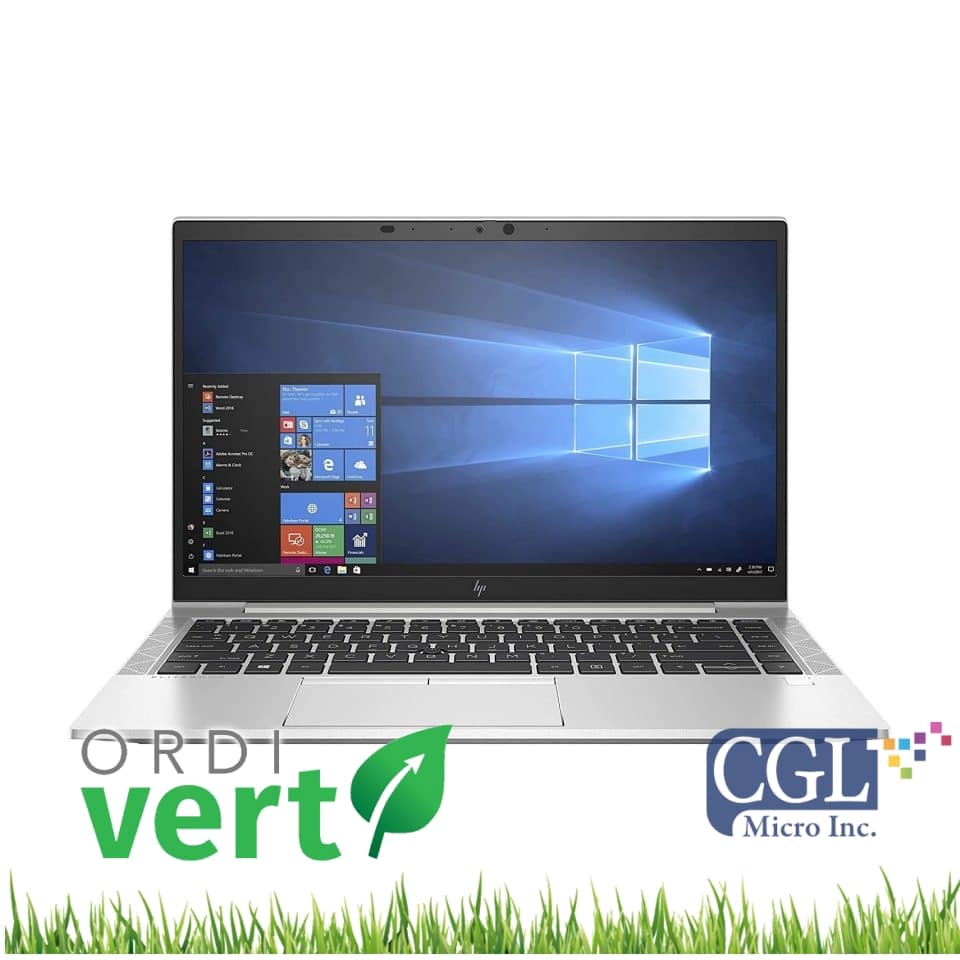 Portatif HP Elitebook 840 G7 14po i5/16G/256SSD/W11P OrdiVert revalorisé